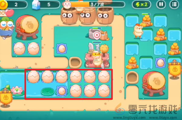 保卫萝卜4秋天的第一杯奶茶第11关通关攻略(图3)