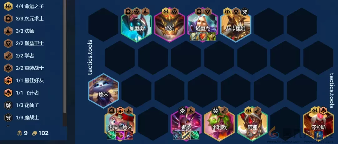 金铲铲之战4.2b版本阵容推荐(图2) 金铲铲之战4.2b版本阵容推荐(图2)